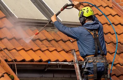 Démoussage et hydrofuge de toiture à Achun